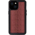 Marsala Snake Skin iPhone 15 Waterproof Case